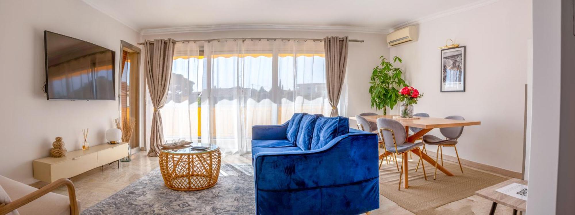 Appartamento 3 Pieces Au Coeur Du Cros De Cagnes Esterno foto